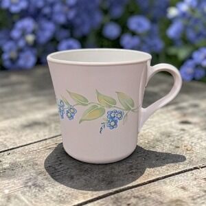 Corning Riversal Coffee Mug, Corelle My Garden Cup, Vintage Floral Kitchen Decor